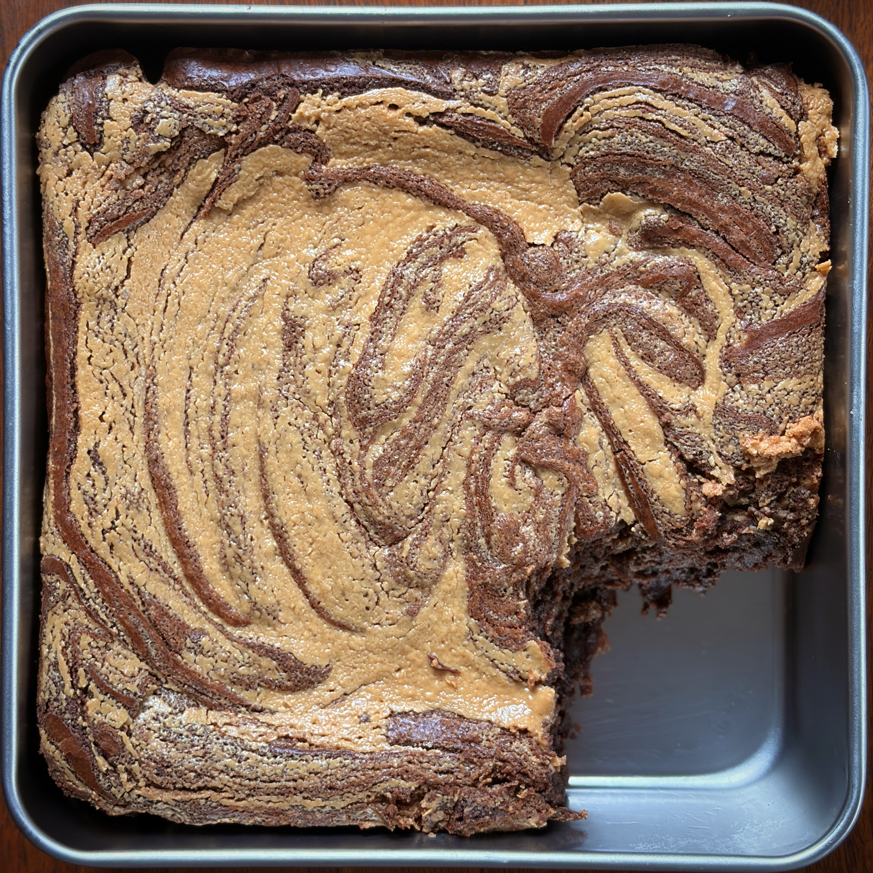 Peanut Butter Brownies